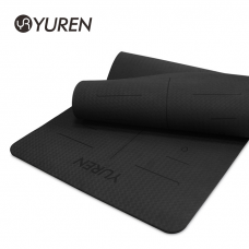 YUREN ヨガマット 10mm TPE高級素材 幅広 185cm*80cm トレーニングマット